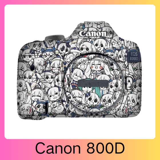 Corpo da Canon 800D - Pele câmera, adesivo câmera - com alta resistência a arranhões, à prova d'água e com design elegante.